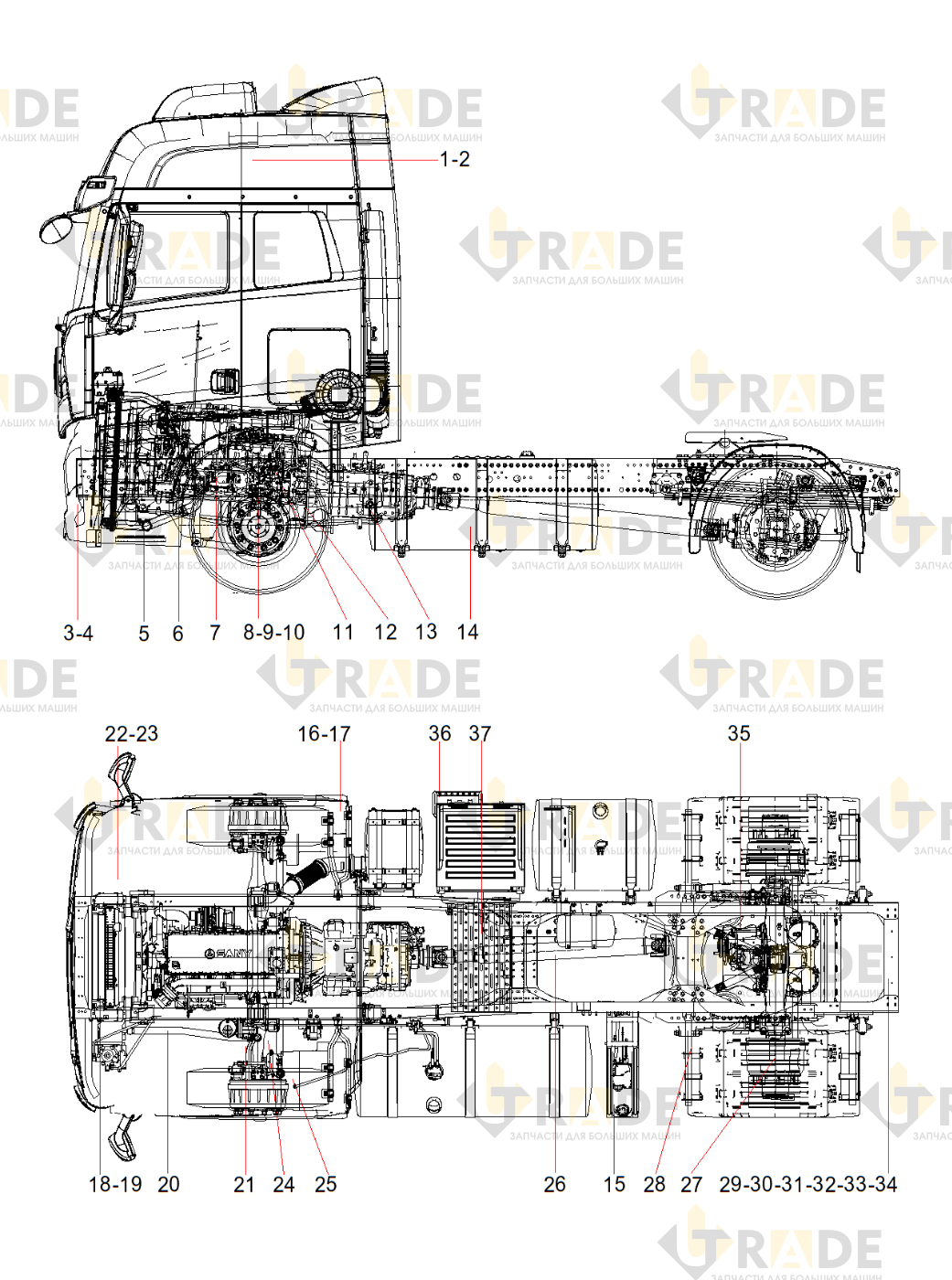 Чертёж — Semi-tractor