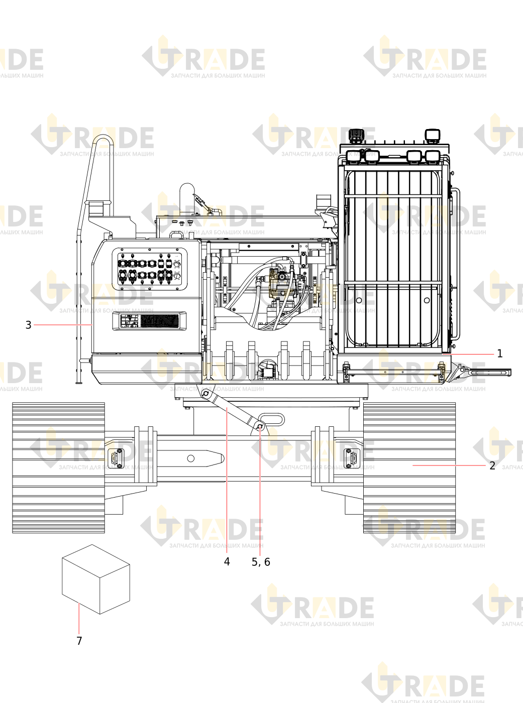 Чертёж — Rotary Main Drill Body