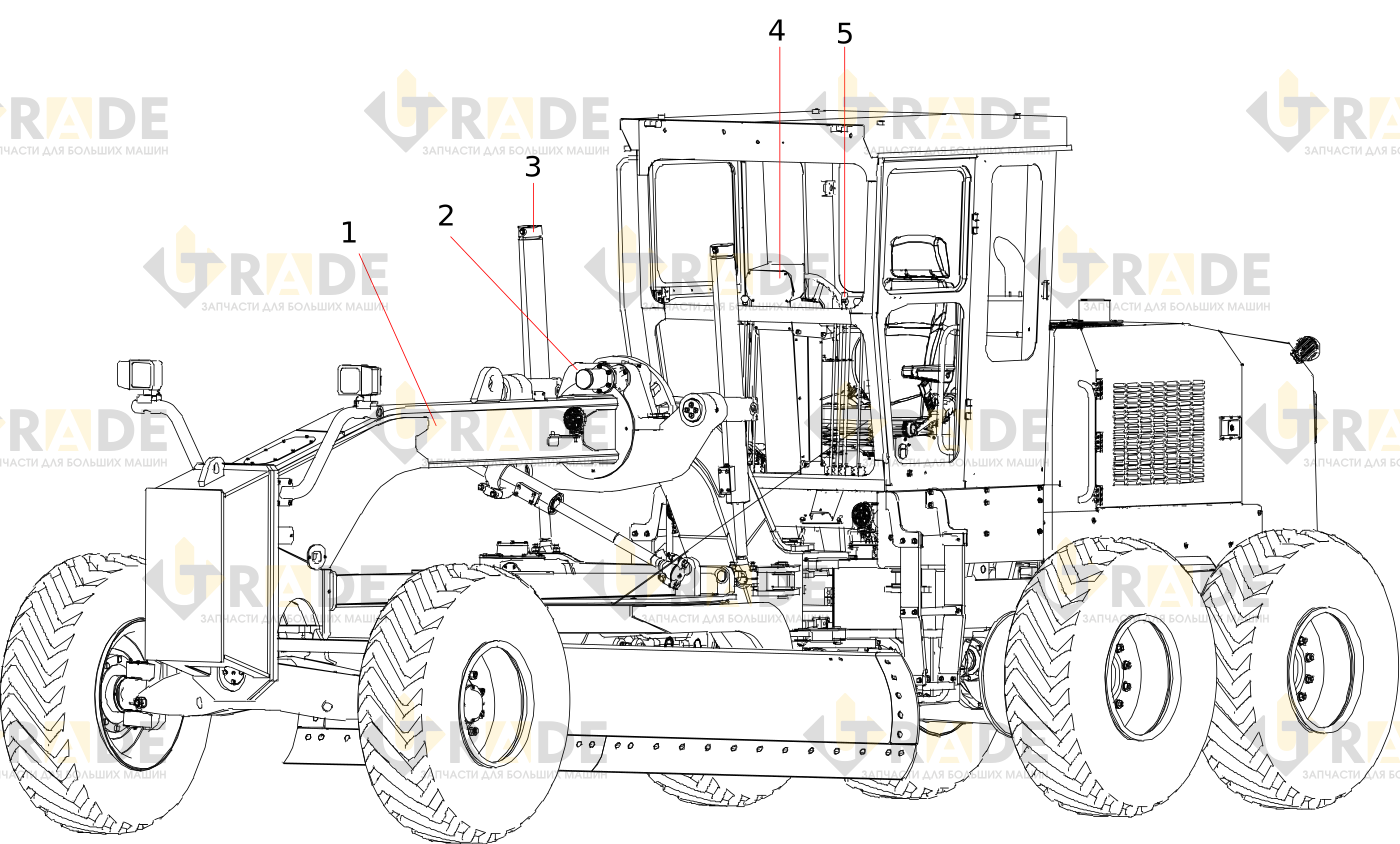Чертёж — Motor grader