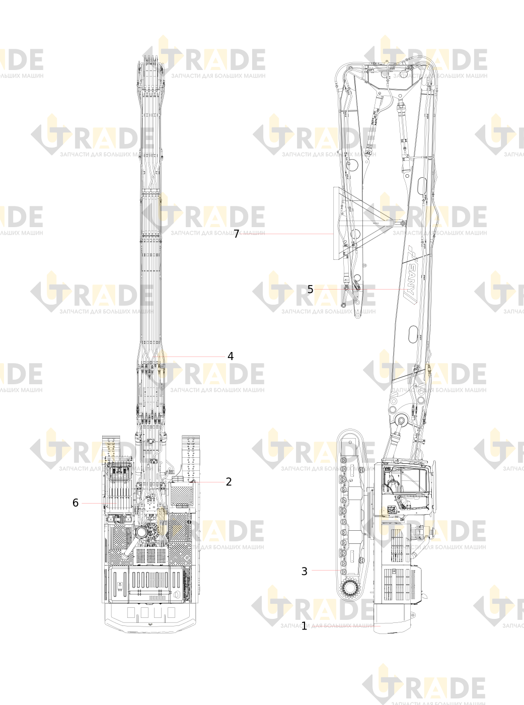 Чертёж — lti-purpose high reach demolition