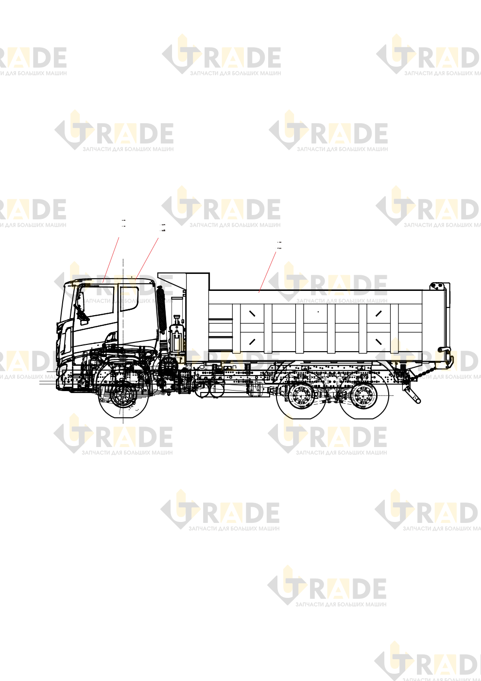Чертёж — SYM3250ZZX1E/5815S 自卸车320