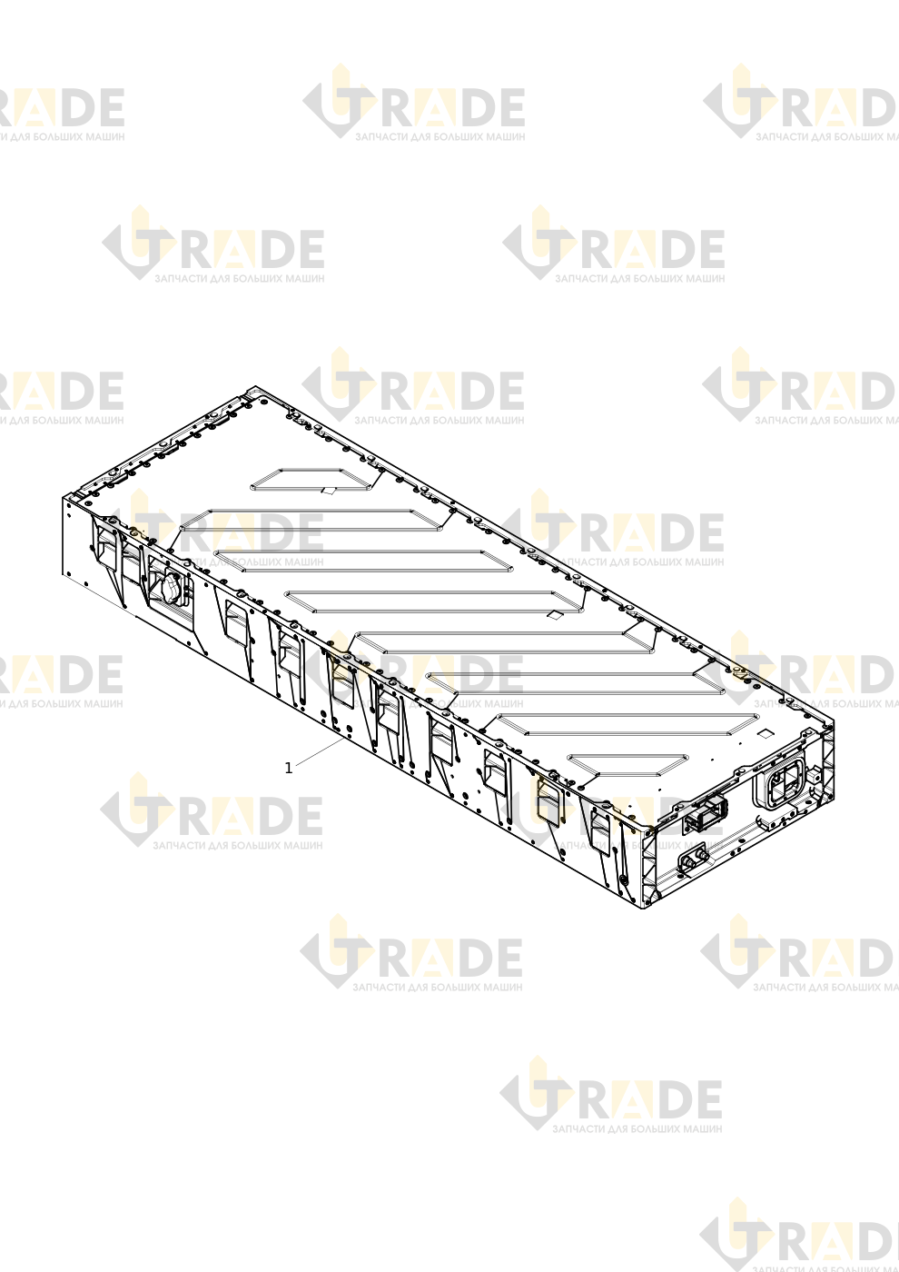 Чертёж — Traction battery pack